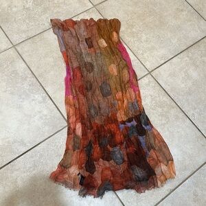 Holt Renfrew Italy Lightweight Dot Scarf Wrap